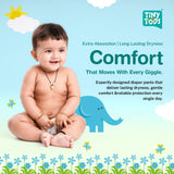 Tiny Tods Premium Baby Diapers – Jumbo Pack NB (80 Pants)
