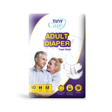 Tiny Care Adult Diapers – Tape Style Medium (M) | Up to 12 Hours Protection