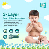 Premium Baby Diapers – Jumbo Pack Medium (74 Pants)