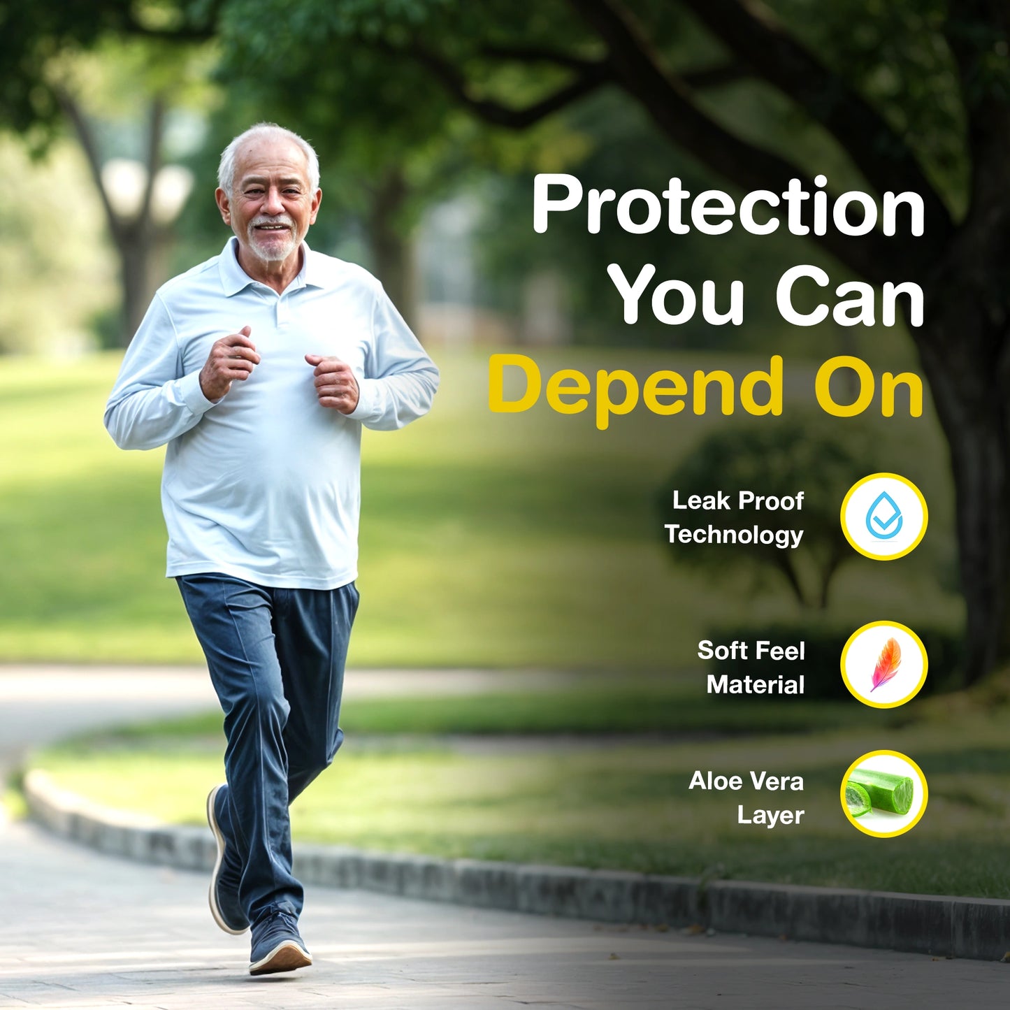 Tiny Care Adult Diapers – Tape Style Medium (M) | Up to 12 Hours Protection
