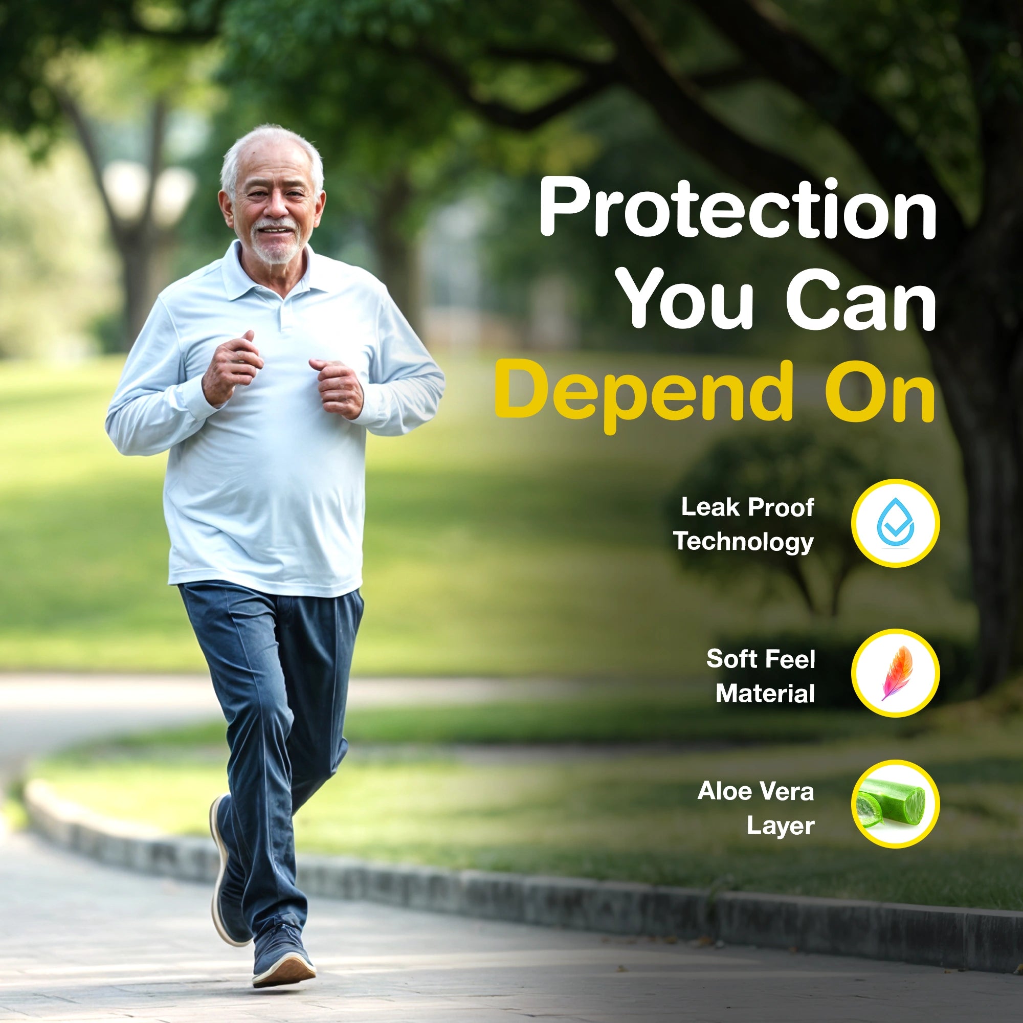 Tiny Care Adult Diapers – Tape Style Medium (M) | Up to 12 Hours Protection