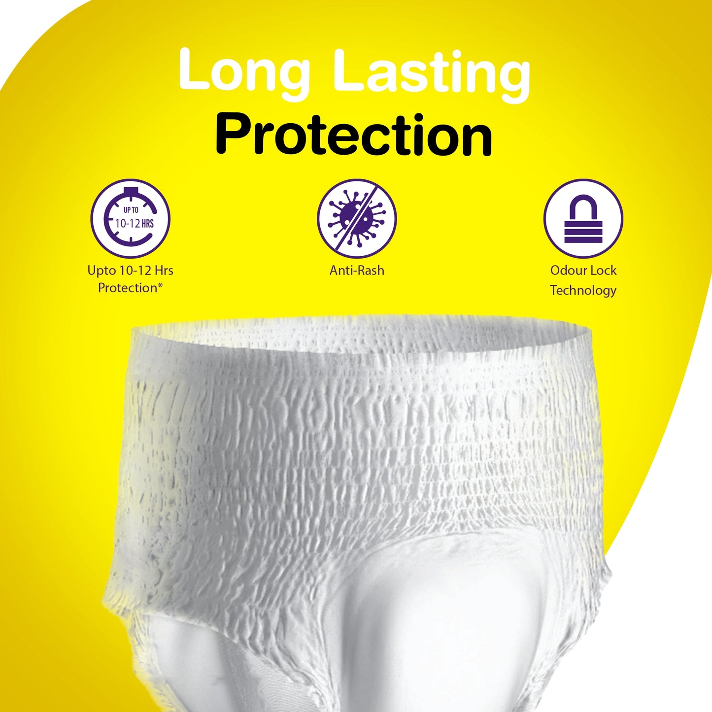Tiny Care Adult Diaper Pants – Medium (M) | Pant Style, Up to 12 Hours Protection