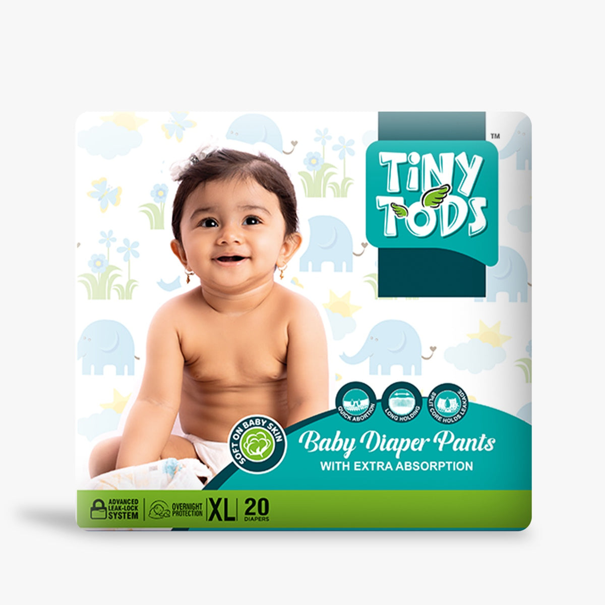 Tiny Tods Baby Diaper Pants – With Extra Absorption