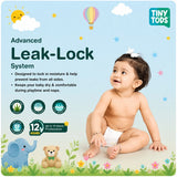 Tiny Tods Baby Diapers Large (24 Pants)